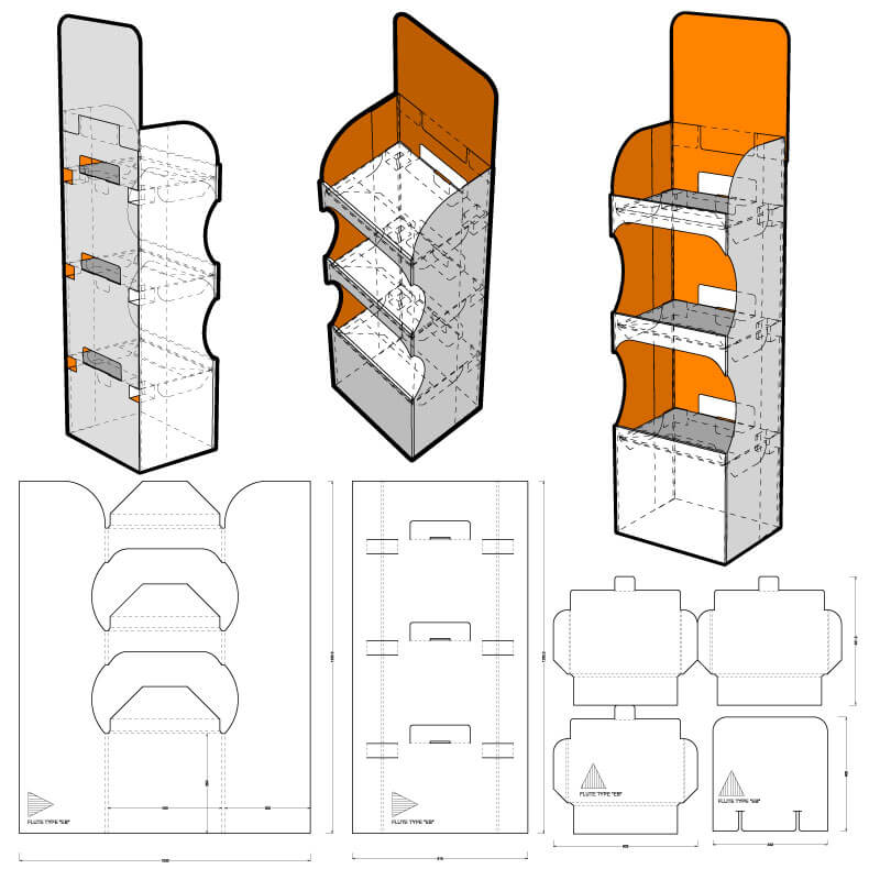 POP display design mockup
