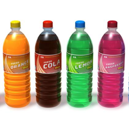 Shrink sleeve soda bottles